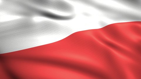 Highly Detailed Polish Flag background 4K