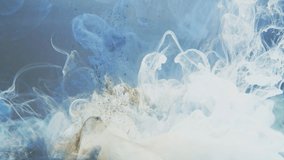 Abstract colorful white paint slowly mixing in water - Powered by Shutterstock - Get 15% off with code: PIKWIZARD15