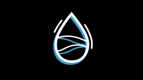 Collection Logos Water Plumbing Water Association Stock Vector (Royalty ...