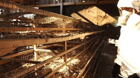 Footage Slow Motion: Scientists are collecting samples of Covit-19 in bags for further testing - Powered by Shutterstock - Get 15% off with code: PIKWIZARD15