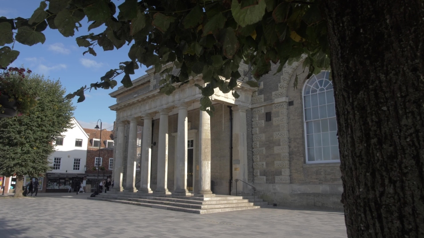The Guildhall on the Market Square, Salisbury, Wiltshire, England, United Kingdom, Europe