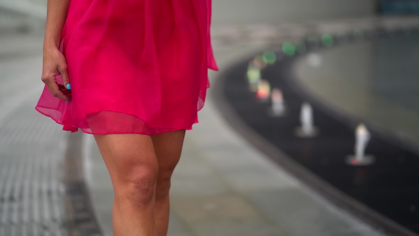 Under my skirt. Under my skirt