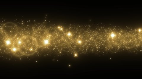 Particle animation of twinkle stars.