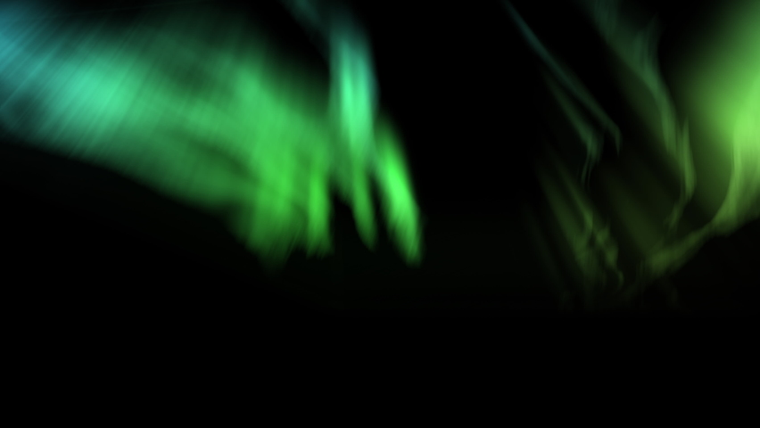 Aurora Realistic Animation Background Green 07 | Shutterstock HD Video #1066397476