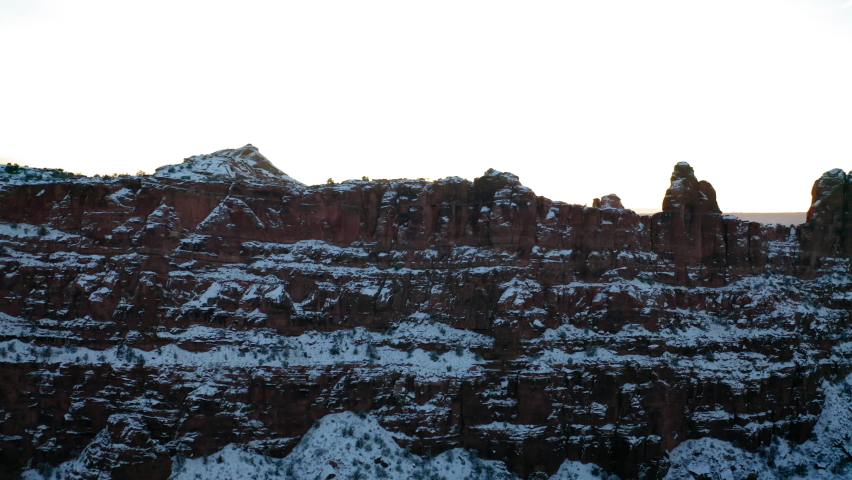 Drone Snowy Mountains Utah 4K 30FPS
