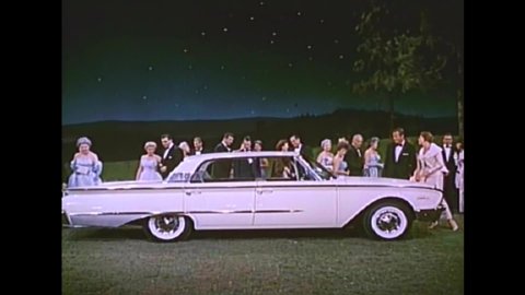CIRCA 1960s - A new Ford Thunderbird and Ford Falcon are shown (and sung about) in 1960.
