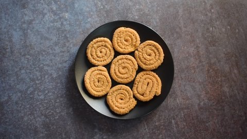 Chakli deep fried Indian traditional savory snack