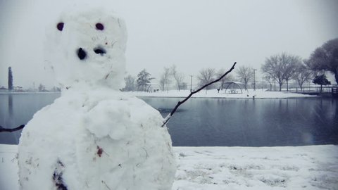 Snowman in Winter Park