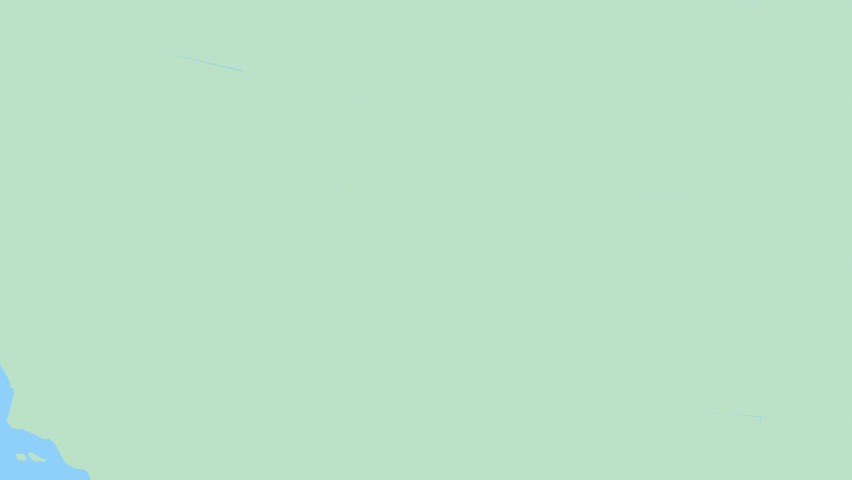 Map of Utah with pin of country capital. Utah Map with neighboring countries in green color.