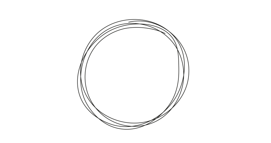 Highlight round marking text ink brush circle