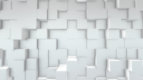 Abstract square geometric moving cubes 3d animation digital concept background. 4k UHD (3840x2160) Seamless Loop - Powered by Shutterstock - Get 15% off with code: PIKWIZARD15