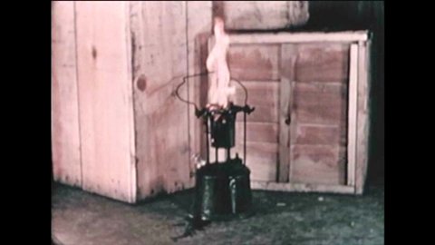 CIRCA 1940s - Open flames, incinerators, fuses and safety valves, and light bulbs can all cause industry fires if unprotected.