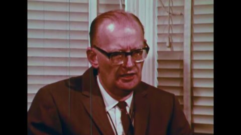 CIRCA 1970s - Two men, one of them being Arthur C. Clarke, discuss the ways in which space exploration has opened minds.