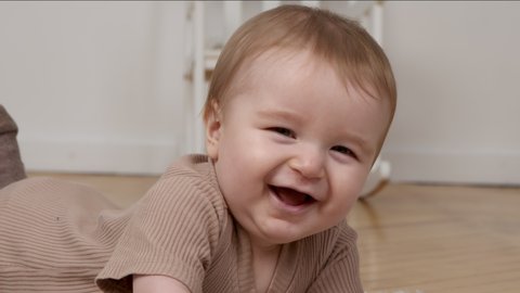 Adorable Little Happy Laughing Baby Video De Stock 100 Libre De Droit 2967 Shutterstock