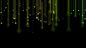 Glowing green yellow neon abstract futuristic hi-tech motion background. Seamless looping. Video animation Ultra HD 4K 3840x2160