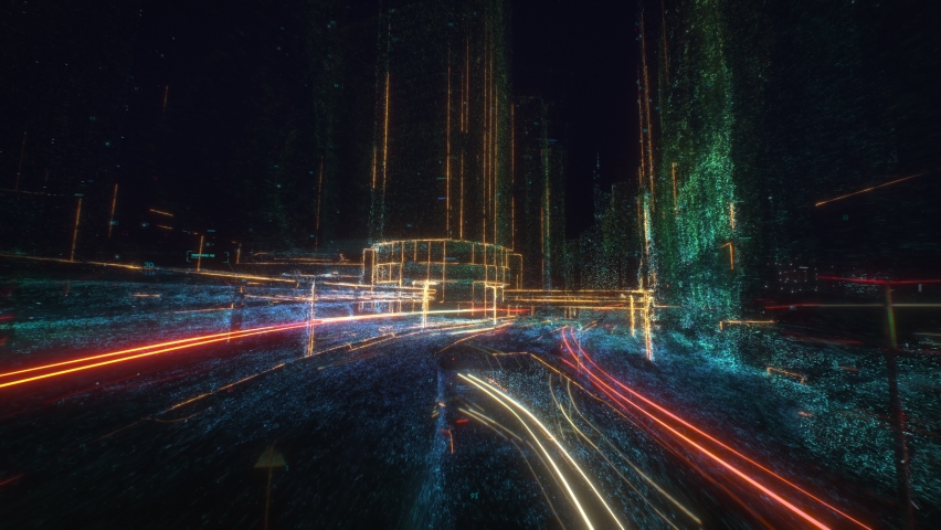 Creating digital model of a city. Artificial Intelligence technology concept. Smart city - Powered by Shutterstock - Get 15% off with code: PIKWIZARD15