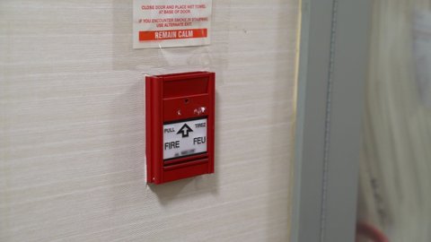 Fire Alarm Pull Station Videos: 4K and HD Video Clips for Download