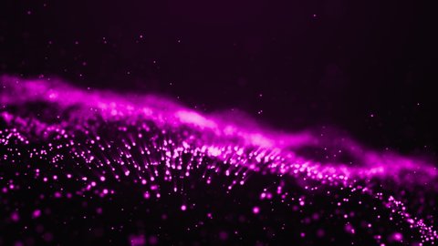 Abstract Glittering Dna Double Helix Depth Stock Footage Video 100