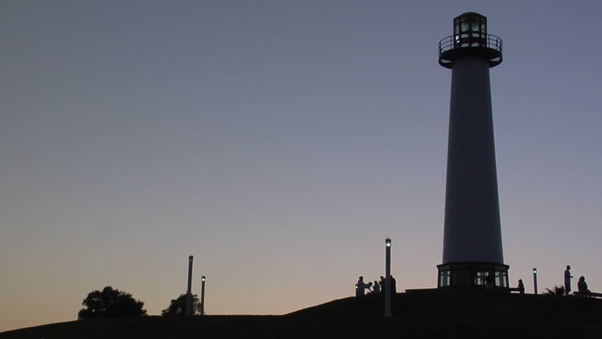 Lighthouse silhouette 