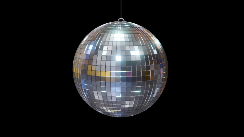 4k Loop Animation with Disco Ball. Motion Graphics 3d Rendered. Night Club Disco Party | Shutterstock HD Video #1066718911