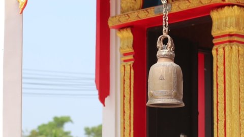 bell of Buddha in the temple