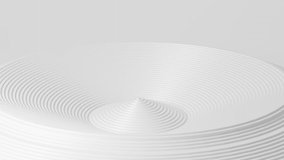 Seamless 3d video animation of concentric waves - abstract business presentation background