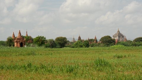 That Byin Nyu Temple and Pagodas in Bagan, Myanmar, Burma