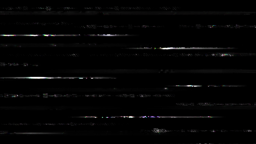 Pixelated glitch streaks moving down over a black background, faulty transmission effect  Royalty-Free Stock Footage #1066783657