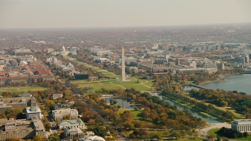 Washington, DC National Mall Aerial