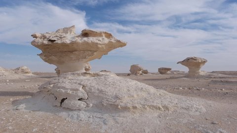 Egypt Western Desert, White Oasis natural landscape
