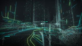 Creating digital model of a city. Artificial Intelligence technology concept. Smart city - Powered by Shutterstock - Get 15% off with code: PIKWIZARD15