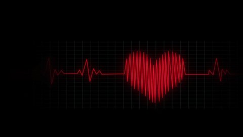 Heart Rhythm Background 4k Heartbeat Monitor Stock Footage Video (100%  Royalty-free) 1066889974 | Shutterstock