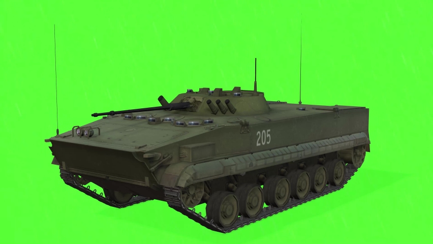 green screen tank animation tracks rolling Stock Footage Video (100% ...