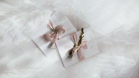 Wedding Invitation.  Blank Party Invitation Card with a Sprig of Eucalyptus, wedding card,  congratulation, bow - Powered by Shutterstock - Get 15% off with code: PIKWIZARD15