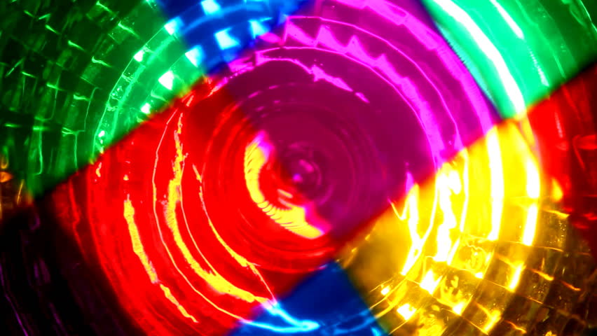 abstract colors lights turning