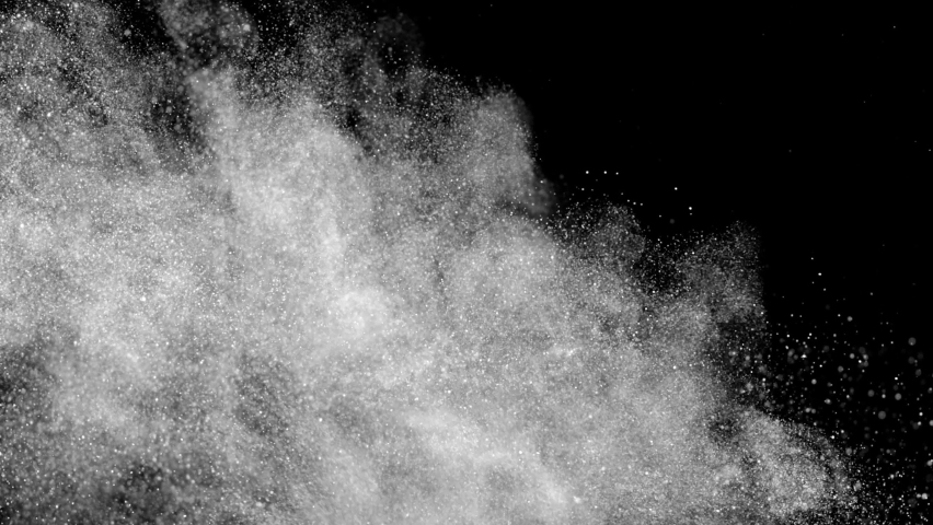 Animated Silver Dust Motion Overlay, Defocused Glitter Glow Snowflakes, Magic Slow Sparkles, Particals, Blurred Natural Falling. Use a Screen Overlay Blending Mode | Shutterstock HD Video #1066964431