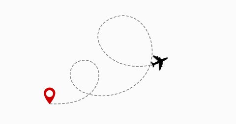 Plane Silhouette Flying Across Sky 2d Stock Footage Video (100%  Royalty-free) 1008617005 | Shutterstock