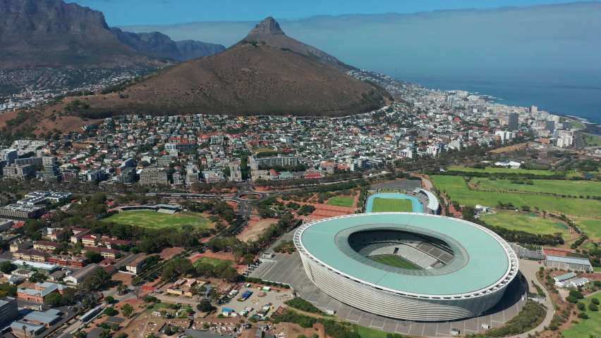 aerial south africa-lion's head 2009 Stock Footage Video (100% Royalty ...