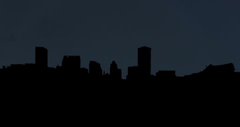 Austin Texas Timelapse at Moonrise Time Lapse