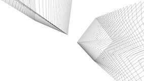 linear 3d view of modern architecture - Powered by Shutterstock - Get 15% off with code: PIKWIZARD15