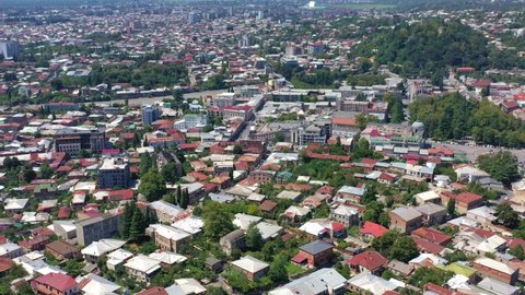  Kutaisi city with drone, Georgia