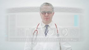 Doctor scrolls to GABAPENTIN generic drug name on a touchscreen display - Powered by Shutterstock - Get 15% off with code: PIKWIZARD15