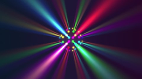 Neon Disco ball seamless VJ loop animation