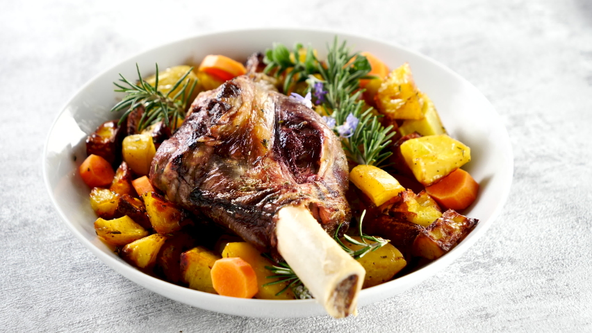 Frenched lamb chops Stock Video Footage - 4K and HD Video Clips