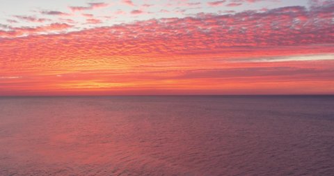 Sunrise timelapse over Red sea with tourist boats, Sharm el Sheikh resort, Egypt