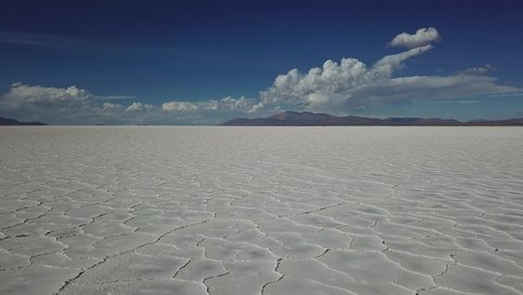 Salt Flat desert in Argentina