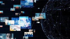 Digital contents concept. Social networking service. Streaming video. communication network.  - Powered by Shutterstock - Get 15% off with code: PIKWIZARD15