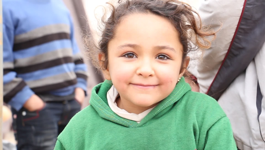 Syrian children inside the refugee camp near the Turkish border.
Idlib, Syria January 16, 2020