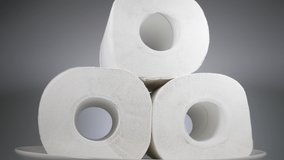 Toilet Paper, close up video clip