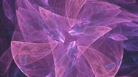 Chaotic seamless loop of random pink geometry lines, strange shapeless abstract art wallpaper background.